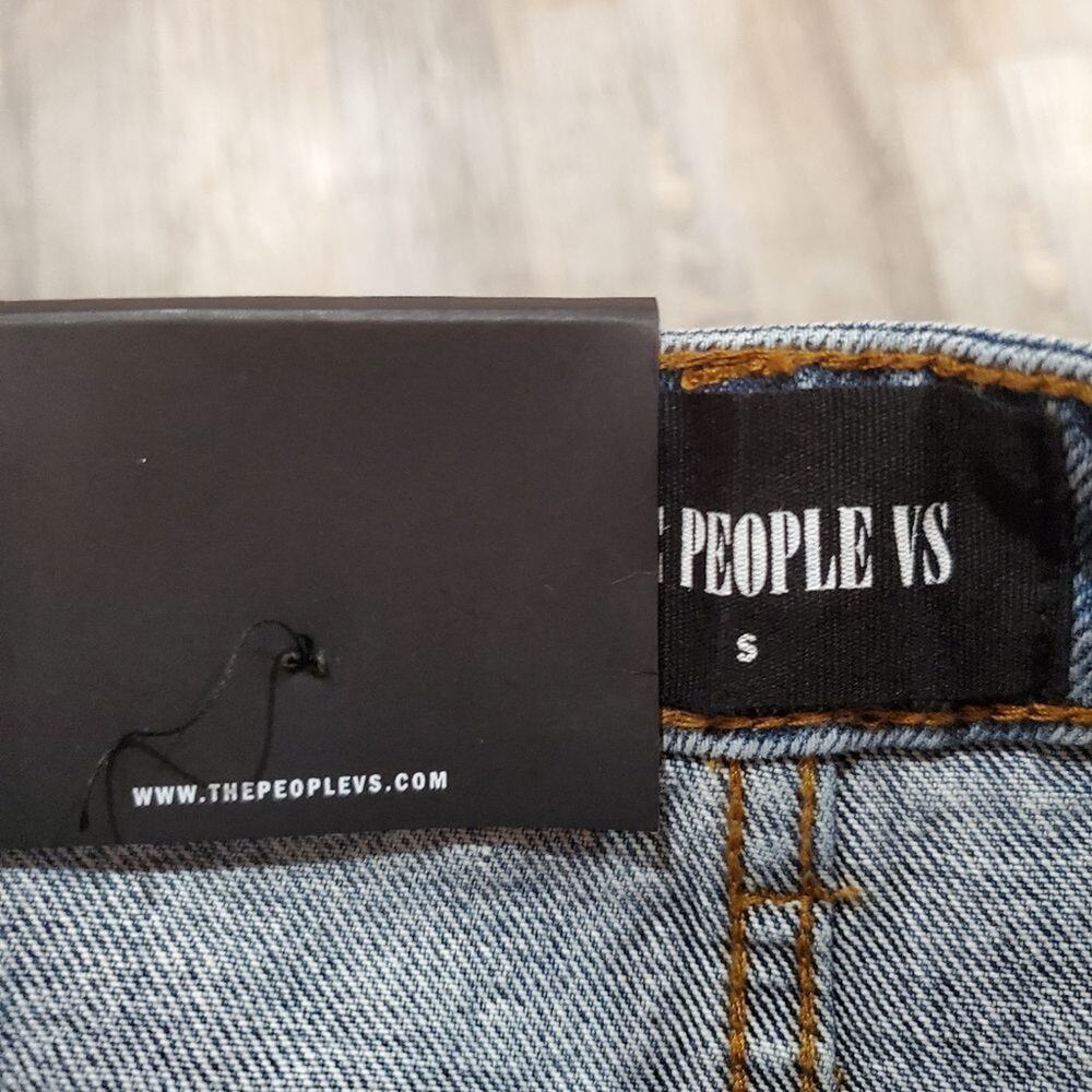 The people vs small nick distressed denim skirt with raw hem - Picture 10 of 10